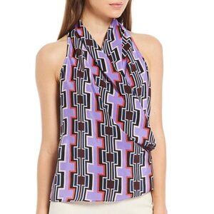 Trina Turk 'Viognier' Printed Silk Sleeveless Top